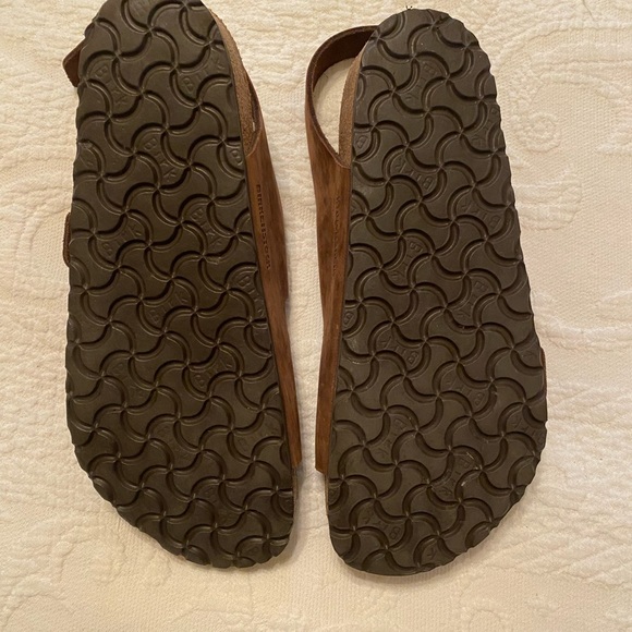 Size: 40 (aka 9.5) sandal, natural cork footbed, leather straps - Picture 2 of 7